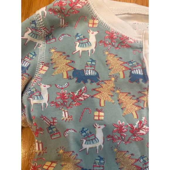 Roller Rabbit x Maisonette Christmas Pajamas Size 6 - Picture 3 of 3